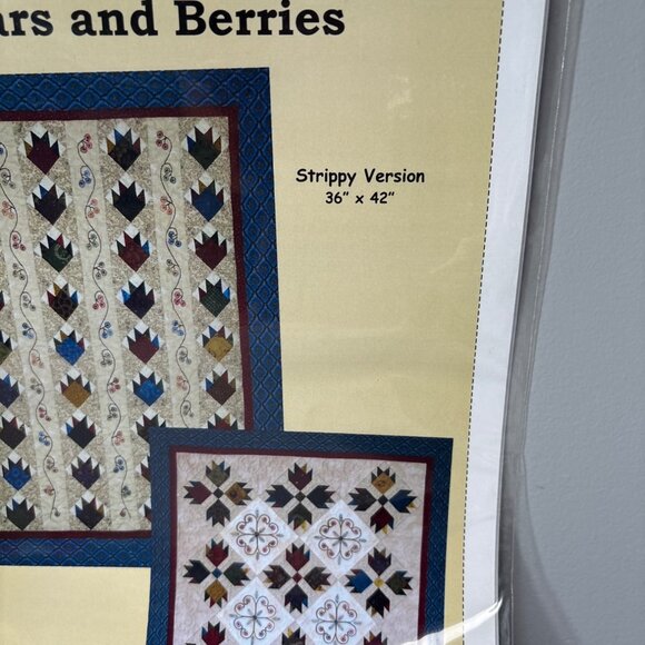 Bears and Berries Quilt Pattern by Cindy Blackberg  Two Versions: Strippy 36"x42 - Picture 4 of 6